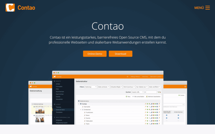 Contao_Screenshot